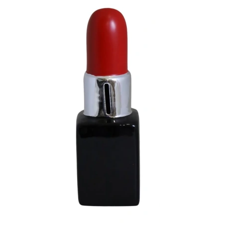 Money box "Lipstick", 6×6×20.5 cm, black