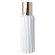 Vase, 9×32.5 cm, white-gold color