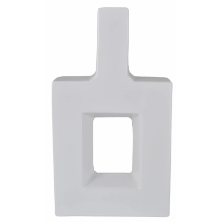 Vaza, 18×7,5×32,5 cm, baltos spalvos