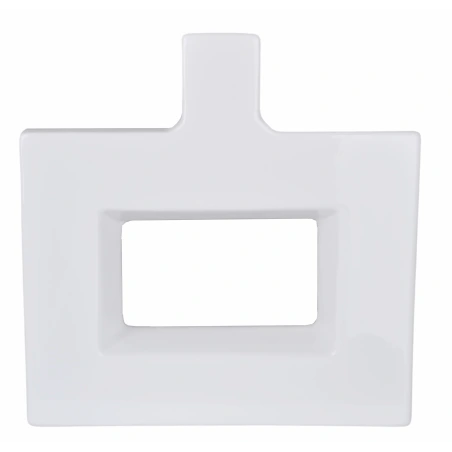 Vaza, 25×6,5×25 cm, baltos spalvos