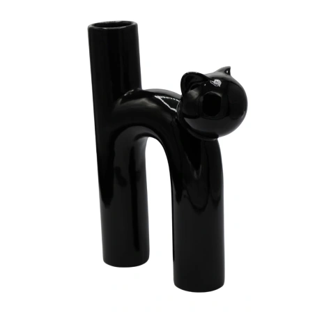 Vase "Black Cat", 18×6.5×25 cm
