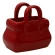 Vase "Red Handbag", 18.5×11×19.5 cm