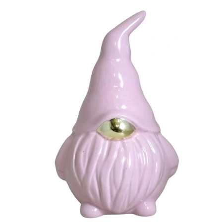 Dwarf, 14×13×22 cm, pink
