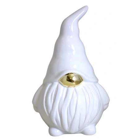 Dwarf, 10×9×15 cm, white