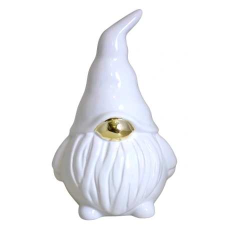 Dwarf, 14×13×22 cm, white