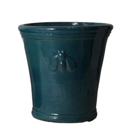 Flowerpot, 45×47 cm, turquoise