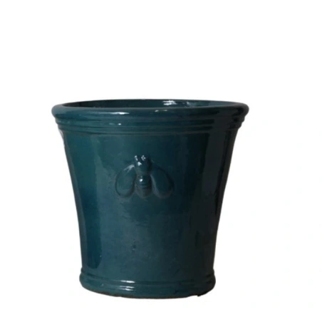 Flowerpot, 36×41 cm, turquoise