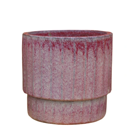 Flowerpot, 30×29 cm, dark pink