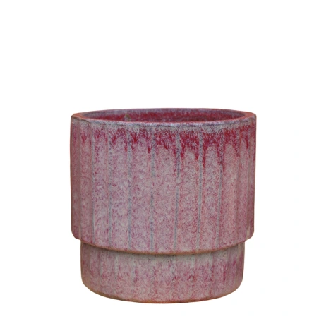 Flowerpot, 23×22 cm, dark pink