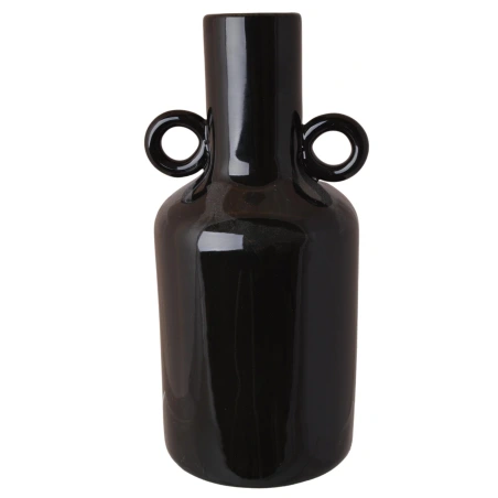 Vase, 10.5×24 cm, black