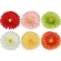 Mākslīgie gerberas ziedi, Ø 12 cm, 1 iepakojums - 24 gab.