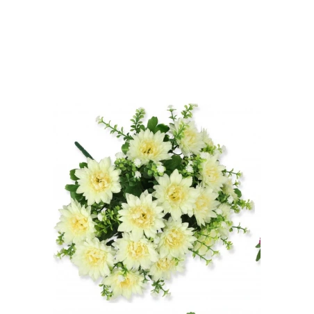 Artificial bouquet, h-35 cm, cream color