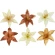Artificial lily flowers, Ø 13 cm, 1 pack - 24 pcs.