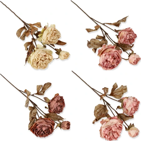 Artificial peony, h- 72 cm