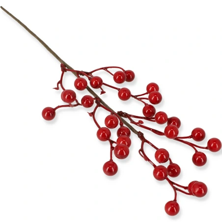Artificial branch with berries, h-41 cm