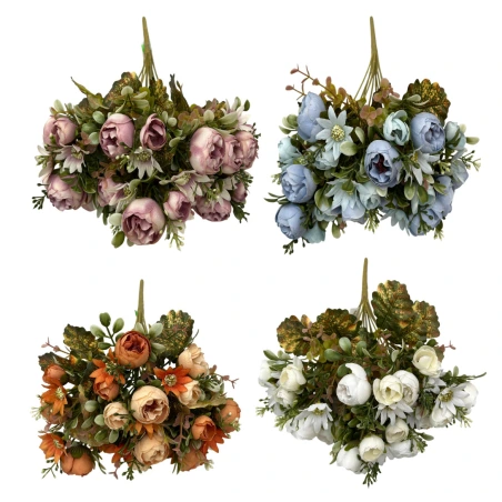 Artificial flower bouquet (12 branches), 36 cm