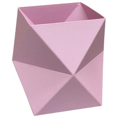 Dovanų dėžutė, 26,5×24 cm, rožinės spalvos