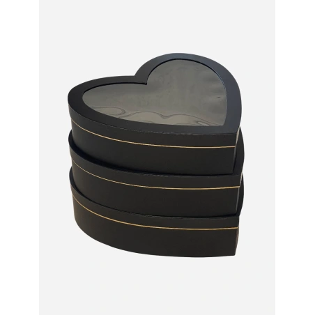 Gift Box, 1 set - 3 pcs., 58×56×16 cm / 56×52×15 cm / 52×50×14 cm