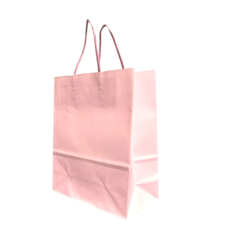 Craft Paper Gift Bag, light pink, 120 µm