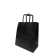 Craft Paper Bag, 30×28×15 cm, black, 120 µm