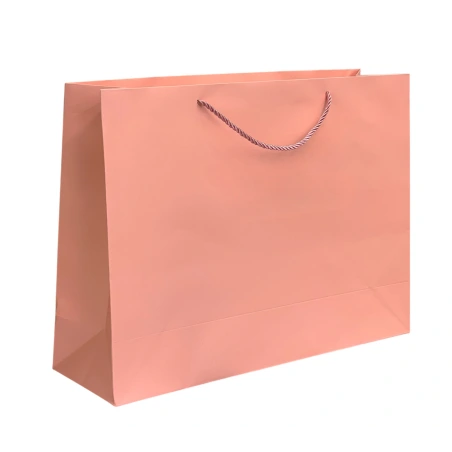 Paper Bag, pink, smooth surface