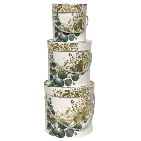 Gift Box, 1 set - 3 pcs., 17×18  / 15×15,5 / 12×12 cm