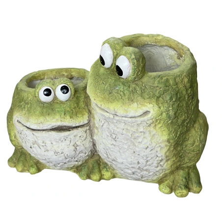 Garden Decoration - Flowerpot „Frogs“, 30 cm