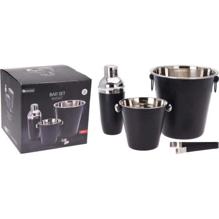 BAR SET STAINLESS STEEL 4PCS