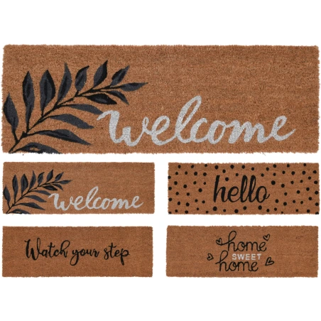 DOORMAT COCOS 25X75CM 4ASS