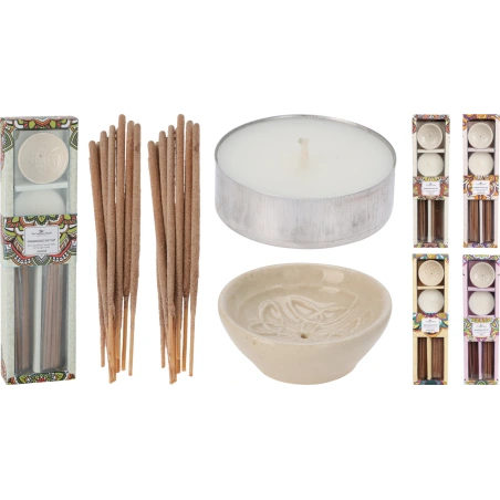 INCENSE SET 22PCS, 6ASS SCENT