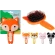 HAIRBRUSH PS 17CM 4ASS ANIMALS