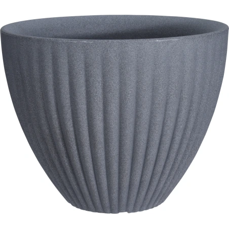 Flowerpot, 39 × H 34 cm, gray