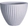 Flowerpot, 39 × H 34 cm, light gray