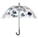 Umbrella, transparent with pictures, 80×80.5×82.5 cm