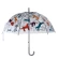 Umbrella, transparent with pictures, 83.3×83.3×81.3 cm