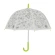 Umbrella "Draw it yourself" with butterflies, 70.5×70.5×69.2 cm