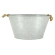 Zinc bathtub, 50.1×36.3×27 cm