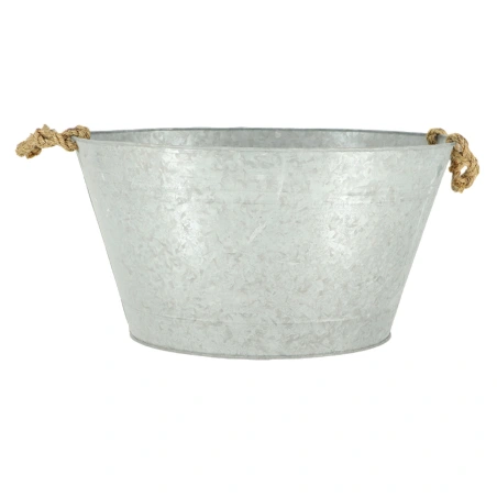 Zinc bathtub, 50.1×36.3×27 cm