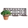 Flower holder, 51.3×16.8×18.2 cm, for three pots, Ø 105 mm