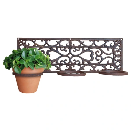 Flower holder, 51.3×16.8×18.2 cm, for three pots, Ø 105 mm