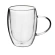 Boro glass cup, 380 ml, 8.2×5.4×12cm