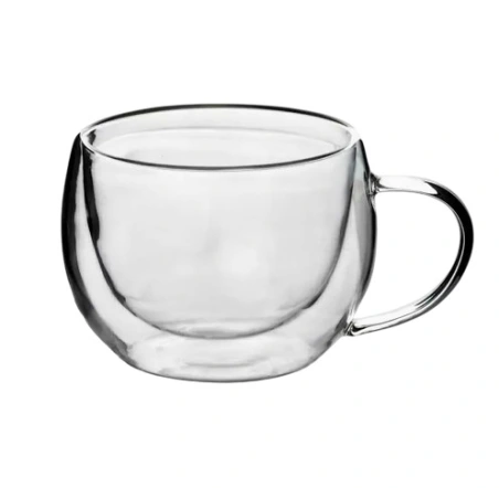Boro stiklo puodelis, 280 ml, 8.2×5.4×12cm