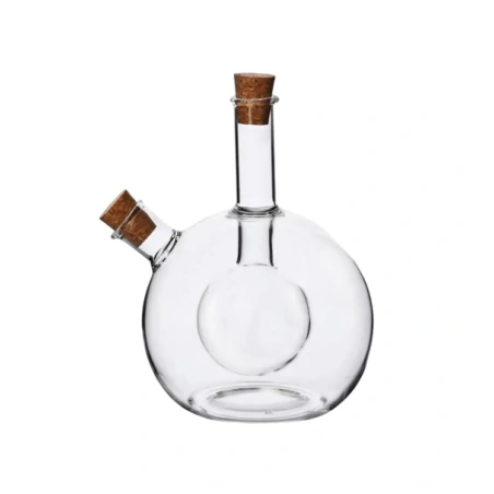 Pudele eļļai, 400 ml, un etiķim, 50 ml