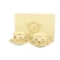 Set of espresso cups, 120 ml, with saucers. 5.4×7×7 cm