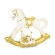 Rocking horse figure, LED, 60×73×18 cm