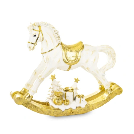 Rocking horse figure, LED, 60×73×18 cm