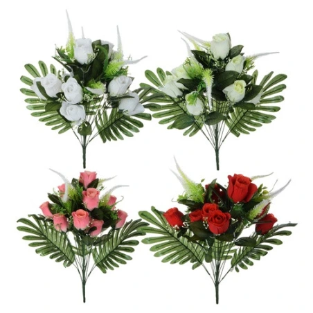 Artificial rose bouquet, 56 cm