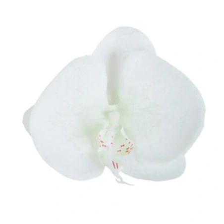 Dirbtiniai orchidėjų žiedai, Ø 10 cm, baltos spalvos, 1 pak. - 36 vnt.