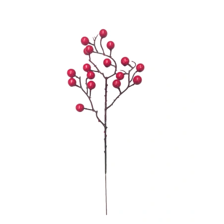 Artificial branch, 30 cm, red