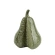 Ceramic pear figurine, 12×11×17 cm, green